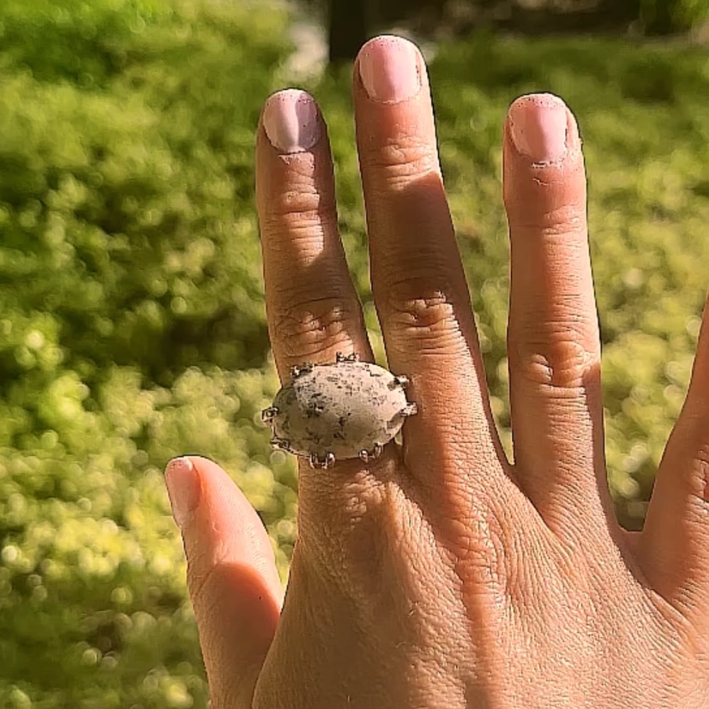 Vintage Sandstone Ring • Size 7.5